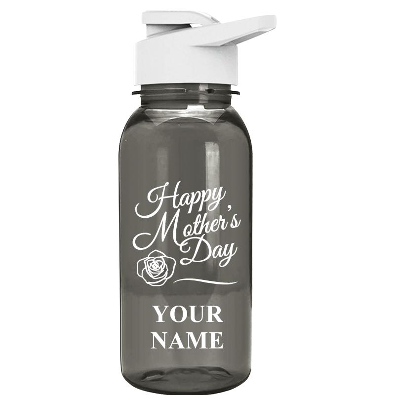 WATER BOTTLE 18OZ GRAY