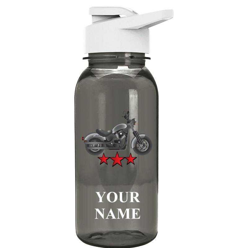 WATER BOTTLE 18OZ GRAY