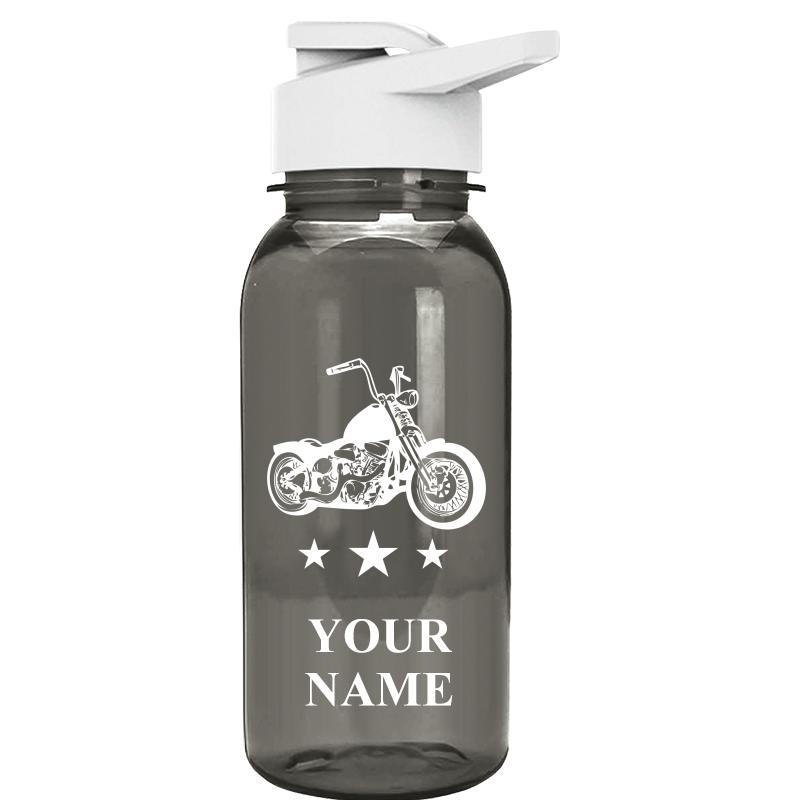 WATER BOTTLE 18OZ GRAY