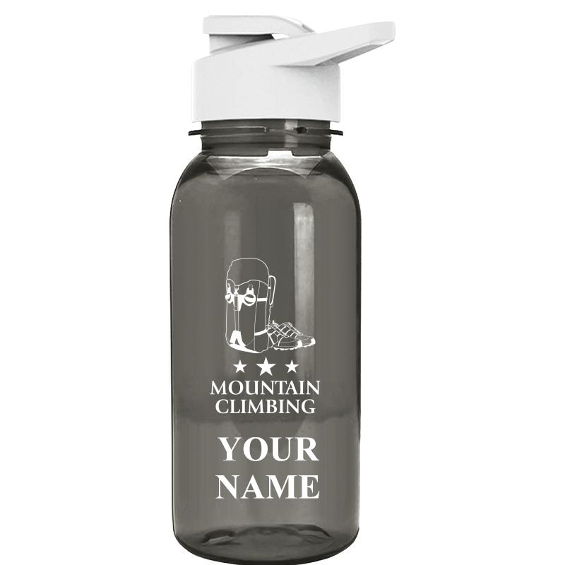 WATER BOTTLE 18OZ GRAY