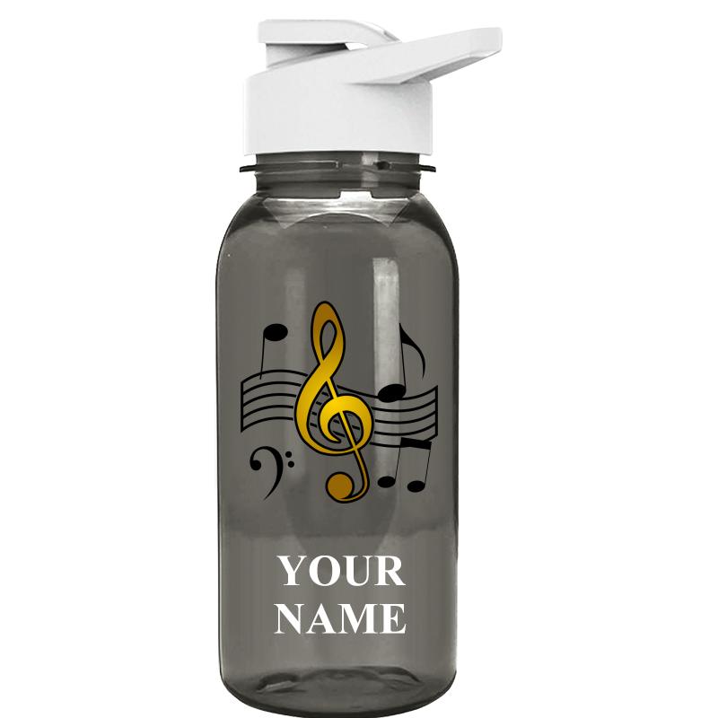 WATER BOTTLE 18OZ GRAY