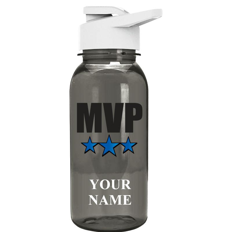 WATER BOTTLE 18OZ GRAY
