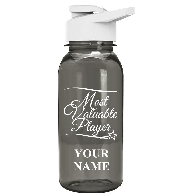 WATER BOTTLE 18OZ GRAY