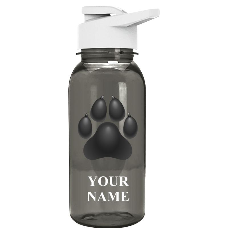 WATER BOTTLE 18OZ GRAY