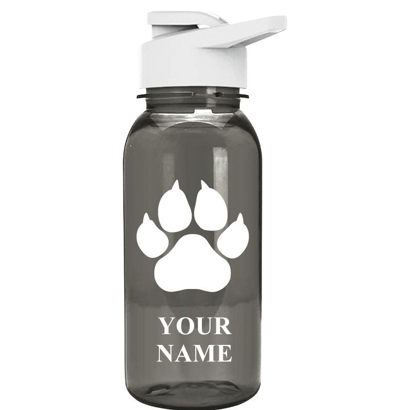 WATER BOTTLE 18OZ GRAY