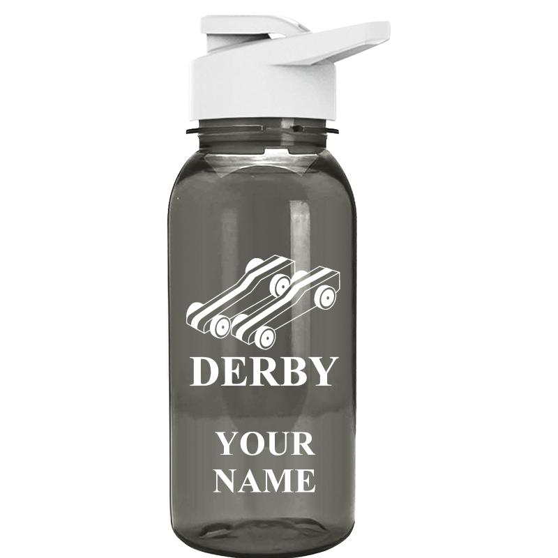 WATER BOTTLE 18OZ GRAY