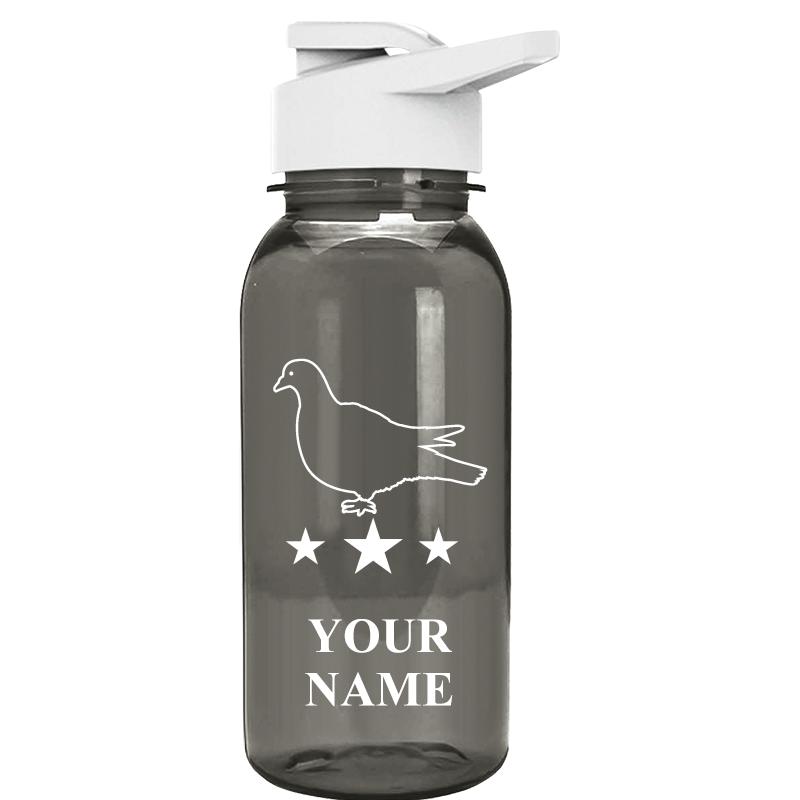 WATER BOTTLE 18OZ GRAY
