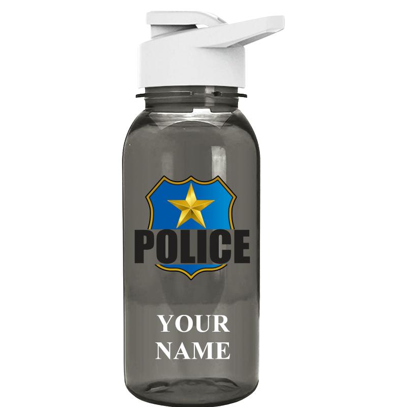 WATER BOTTLE 18OZ GRAY