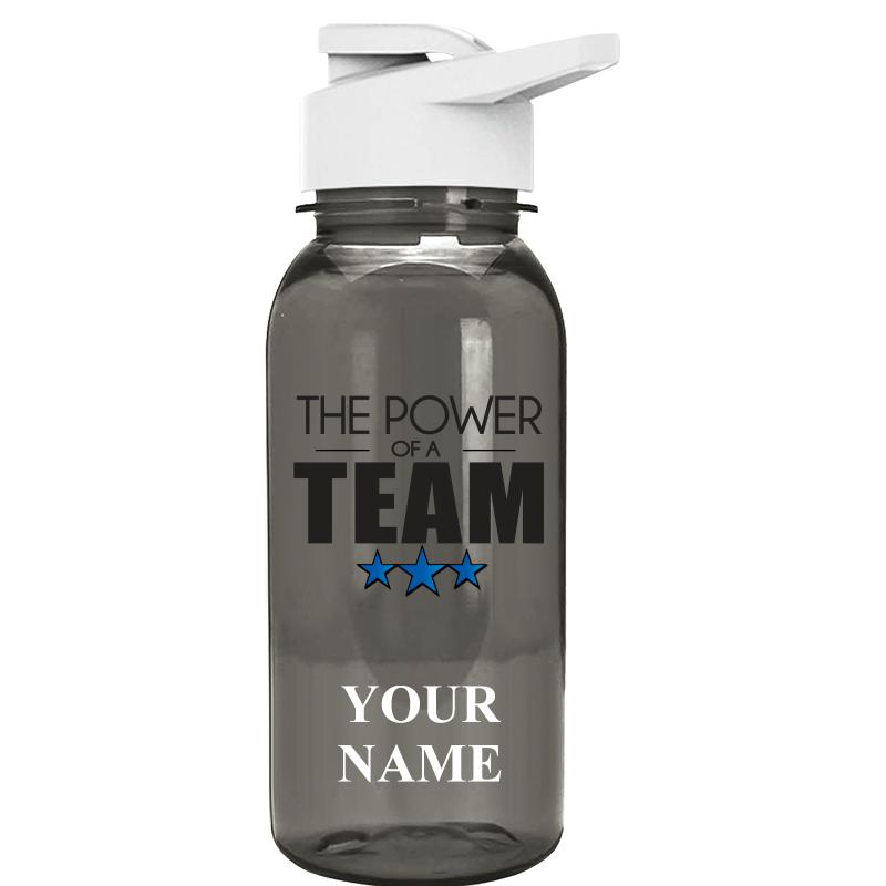 WATER BOTTLE 18OZ GRAY