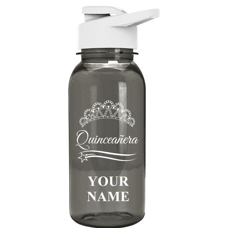 WATER BOTTLE 18OZ GRAY