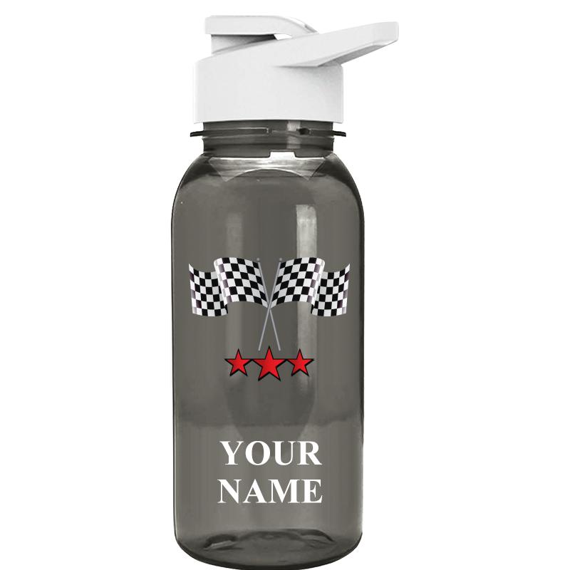 WATER BOTTLE 18OZ GRAY