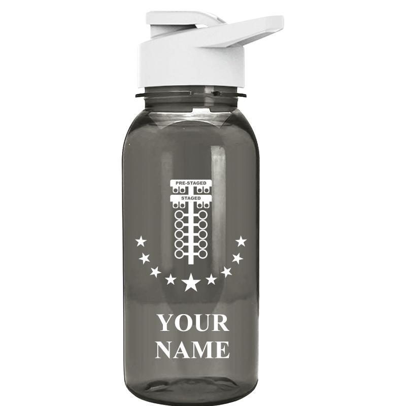 WATER BOTTLE 18OZ GRAY