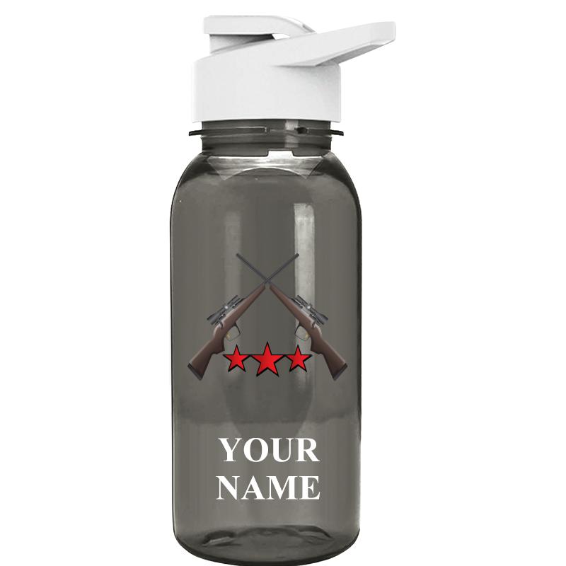 WATER BOTTLE 18OZ GRAY