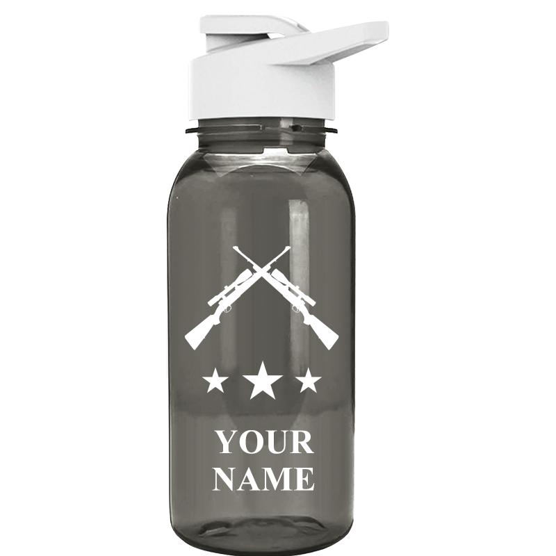 WATER BOTTLE 18OZ GRAY