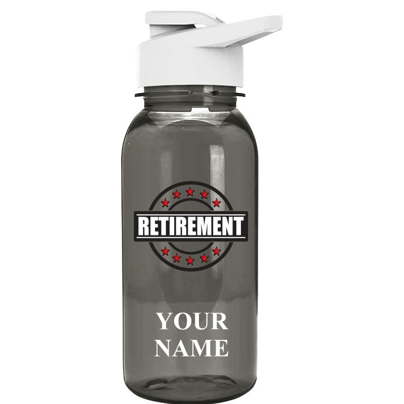 WATER BOTTLE 18OZ GRAY