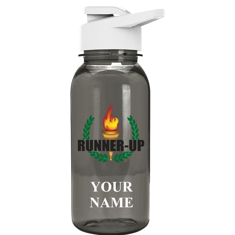 WATER BOTTLE 18OZ GRAY