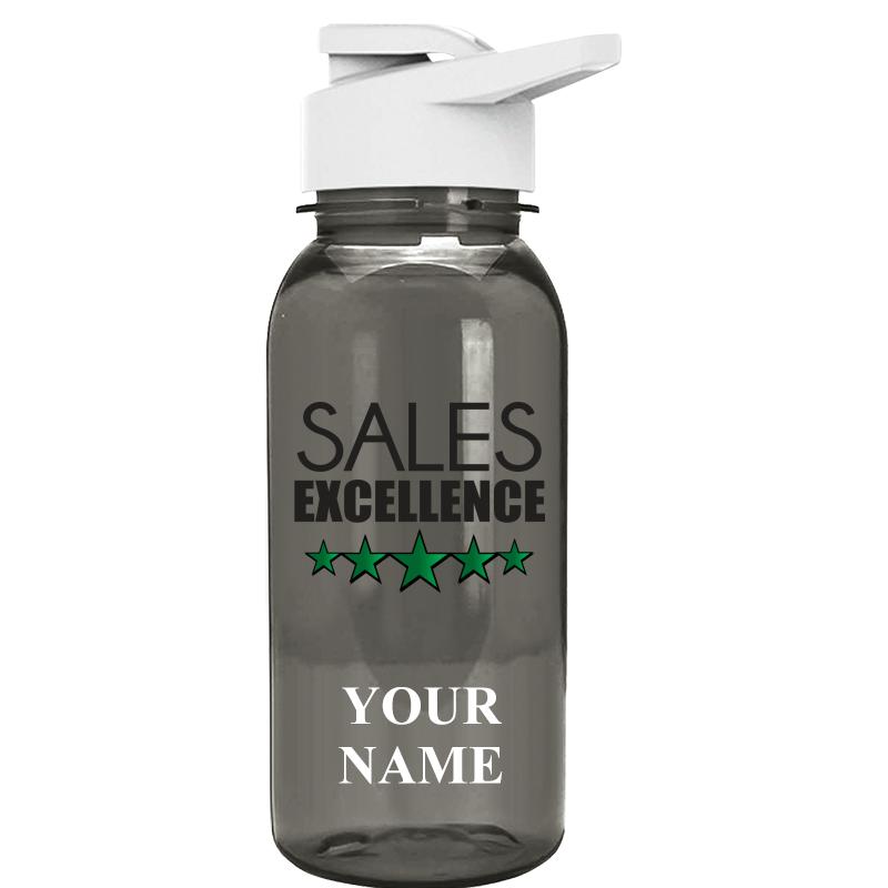 WATER BOTTLE 18OZ GRAY