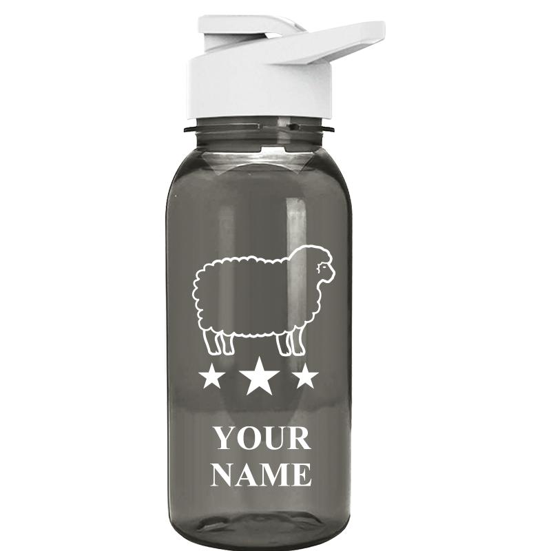 WATER BOTTLE 18OZ GRAY