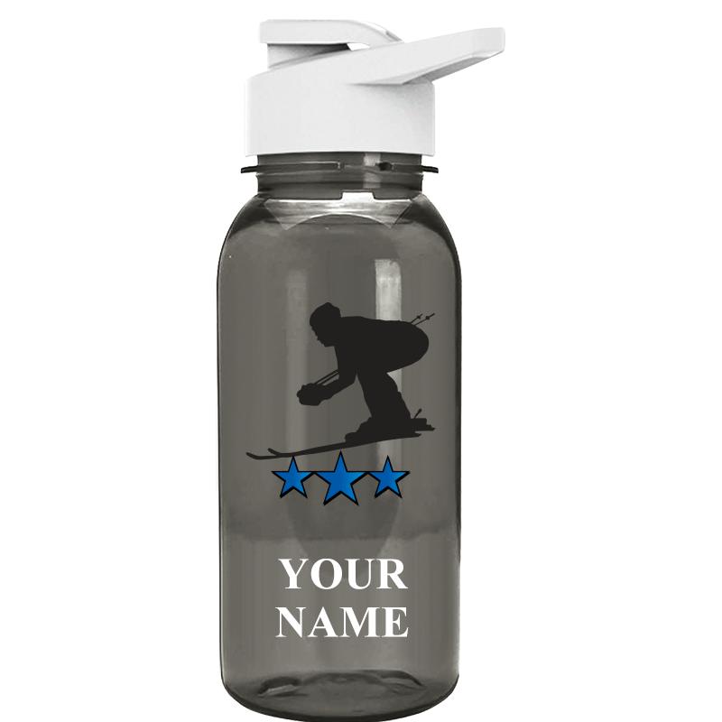 WATER BOTTLE 18OZ GRAY