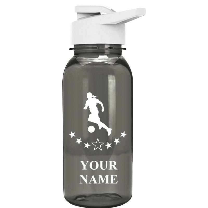 WATER BOTTLE 18OZ GRAY