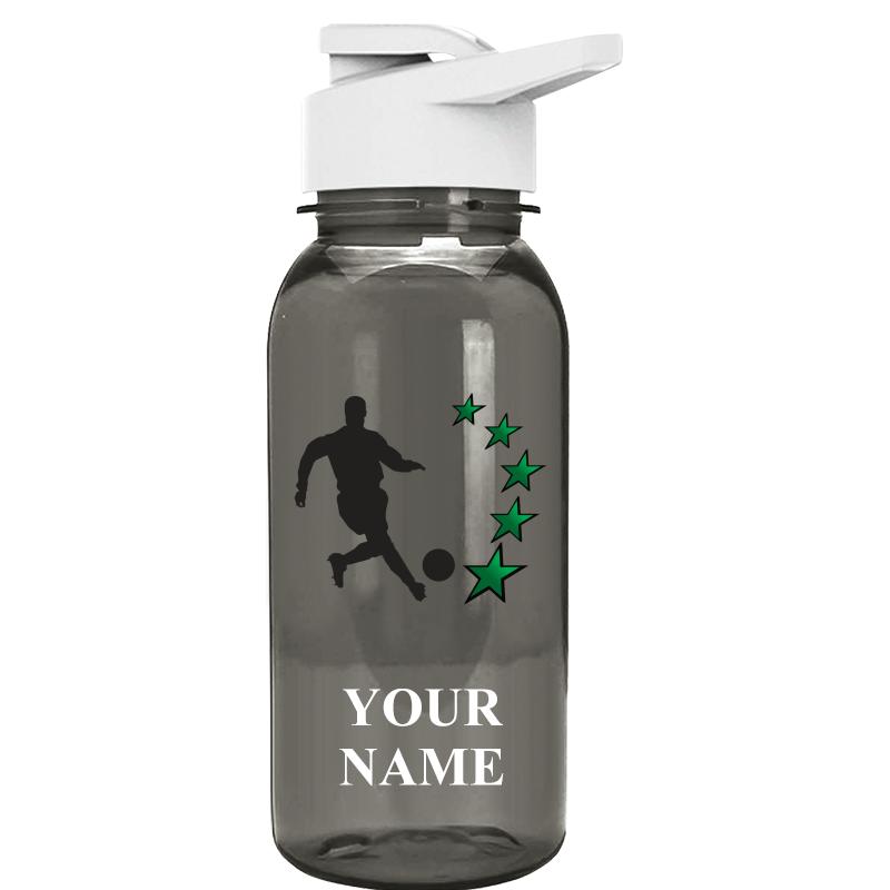 WATER BOTTLE 18OZ GRAY