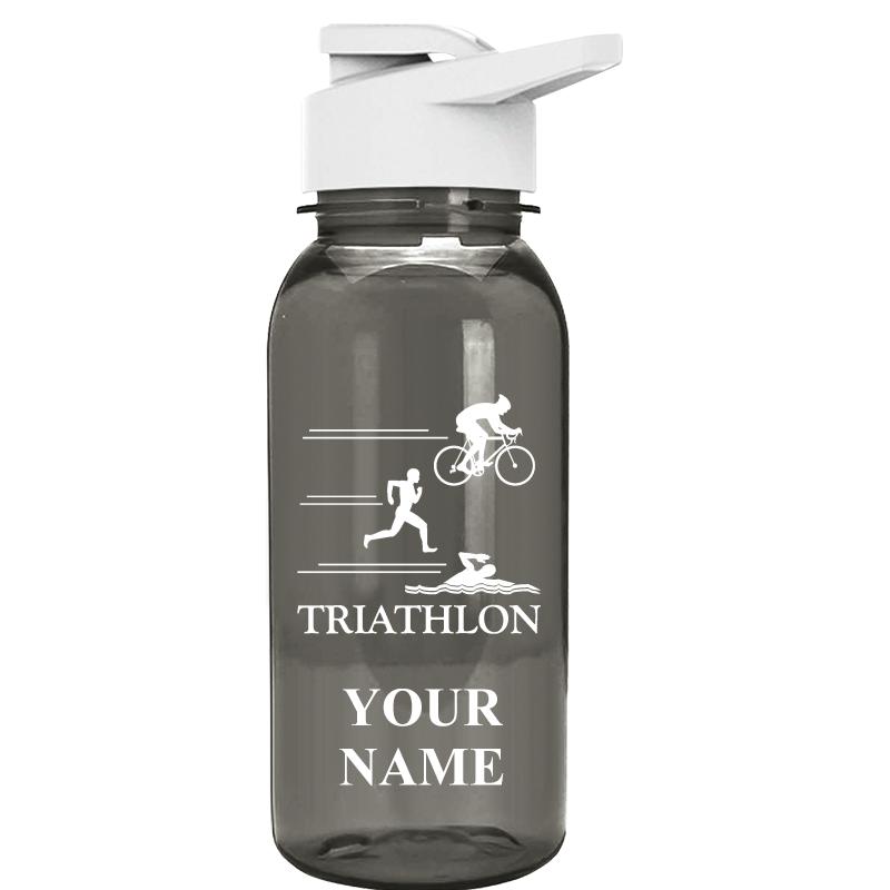 WATER BOTTLE 18OZ GRAY