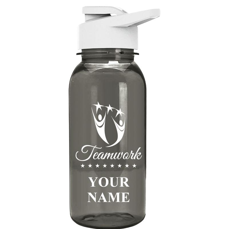 WATER BOTTLE 18OZ GRAY