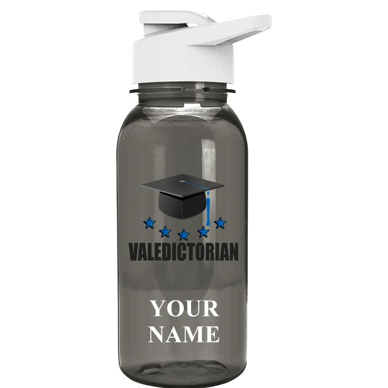 WATER BOTTLE 18OZ GRAY