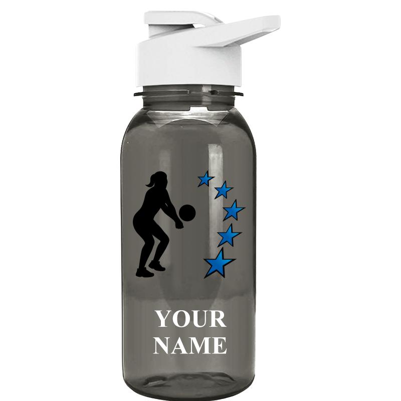 WATER BOTTLE 18OZ GRAY