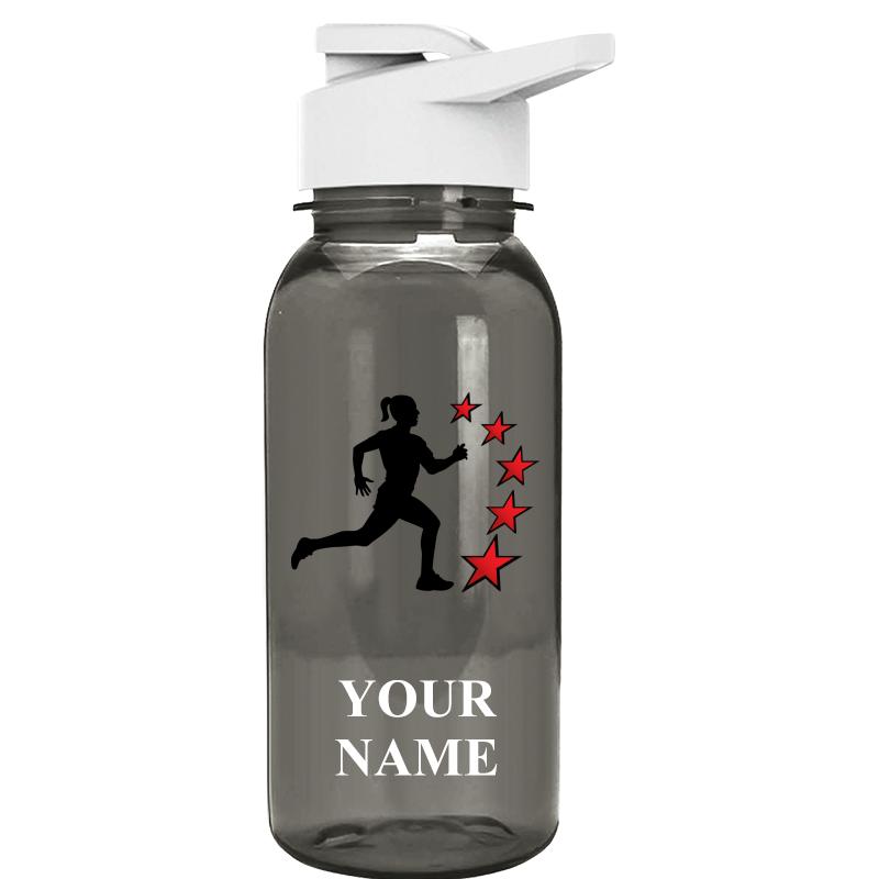 WATER BOTTLE 18OZ GRAY