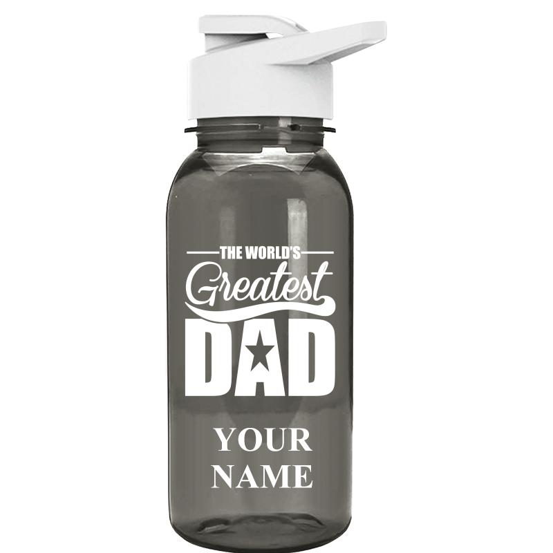 WATER BOTTLE 18OZ GRAY
