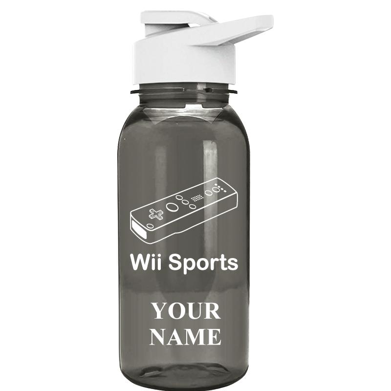 WATER BOTTLE 18OZ GRAY