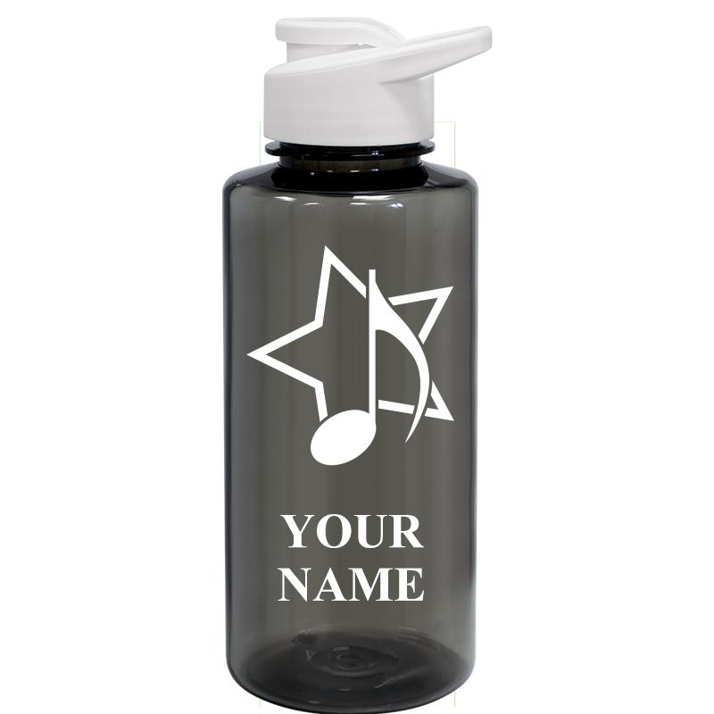 WATER BOTTLE 36OZ GRAY