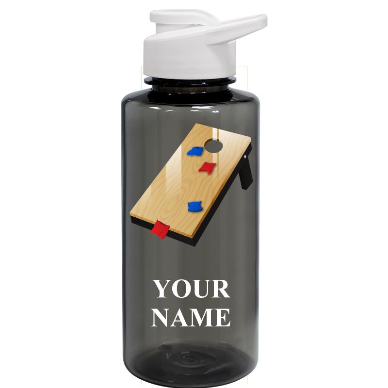 WATER BOTTLE 36OZ GRAY