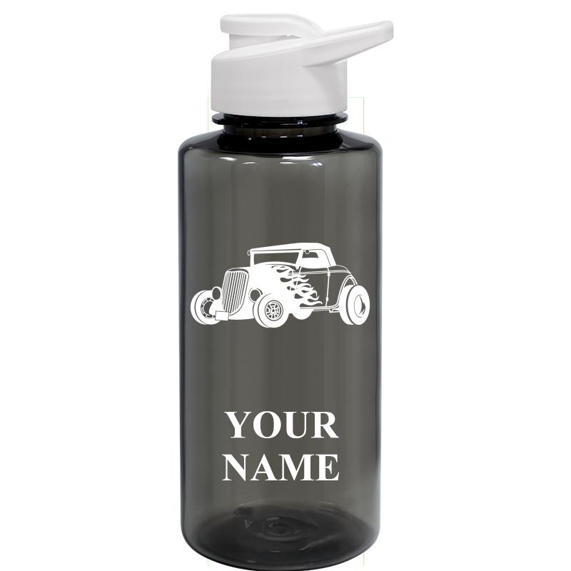 WATER BOTTLE 36OZ GRAY