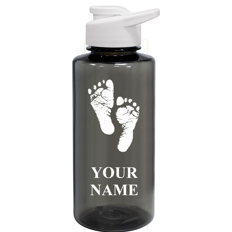 WATER BOTTLE 36OZ GRAY