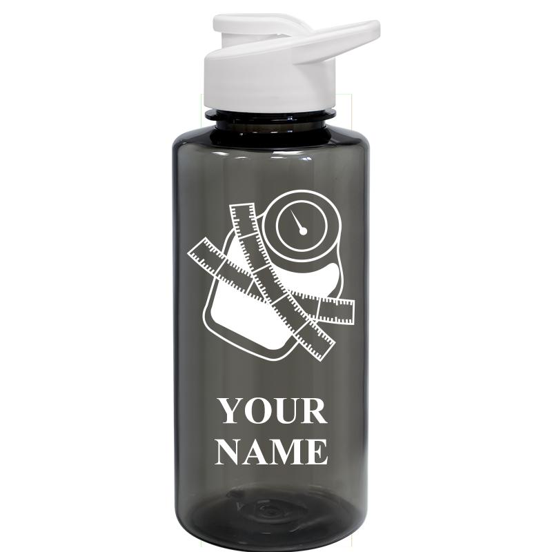 WATER BOTTLE 36OZ GRAY