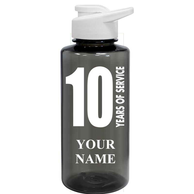 WATER BOTTLE 36OZ GRAY