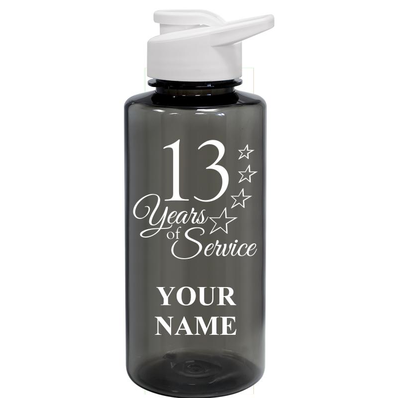 WATER BOTTLE 36OZ GRAY