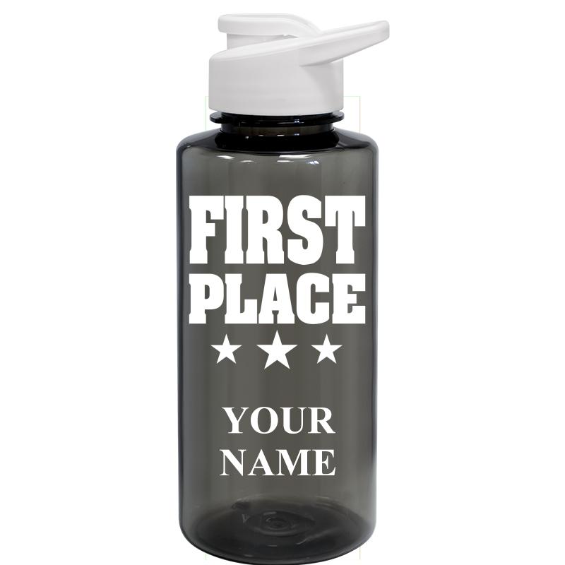 WATER BOTTLE 36OZ GRAY