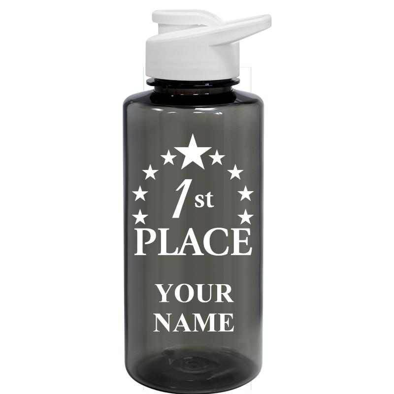 WATER BOTTLE 36OZ GRAY