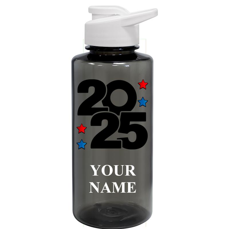 WATER BOTTLE 36OZ GRAY