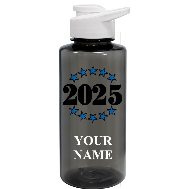 WATER BOTTLE 36OZ GRAY