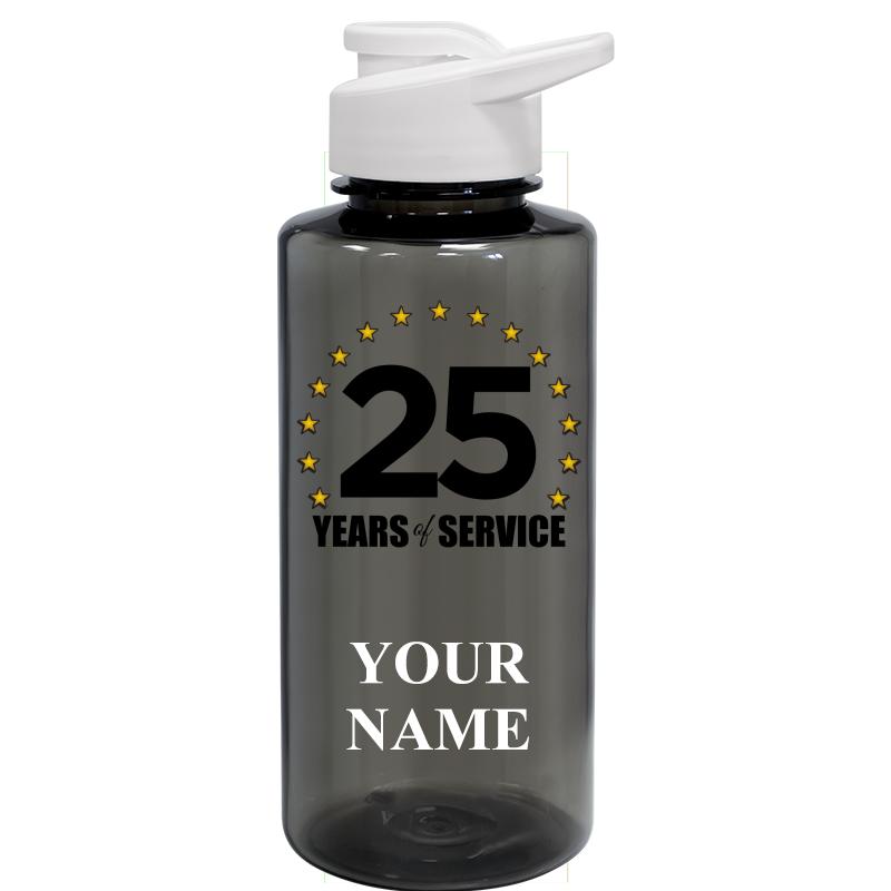 WATER BOTTLE 36OZ GRAY