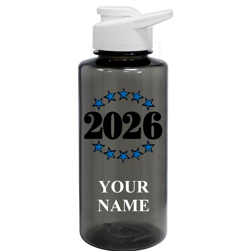 WATER BOTTLE 36OZ GRAY