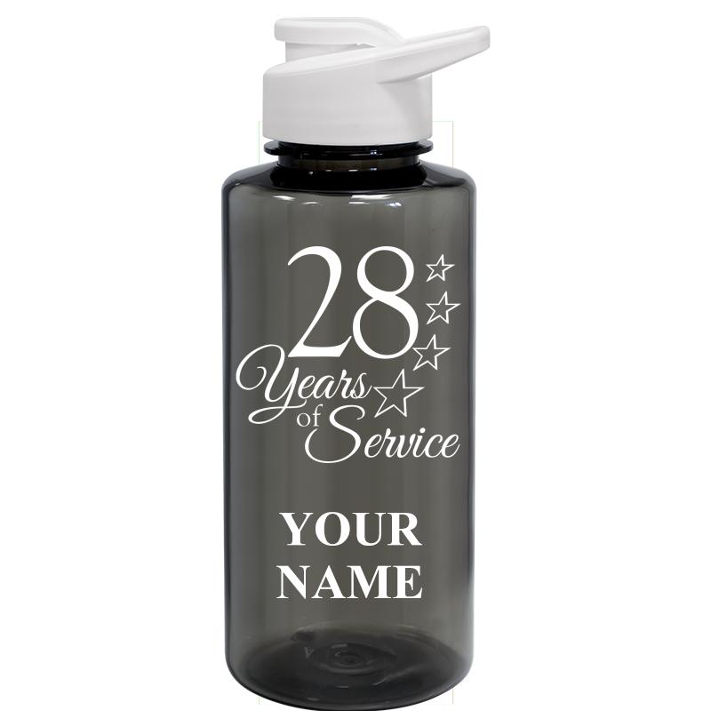 WATER BOTTLE 36OZ GRAY