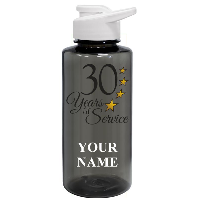 WATER BOTTLE 36OZ GRAY