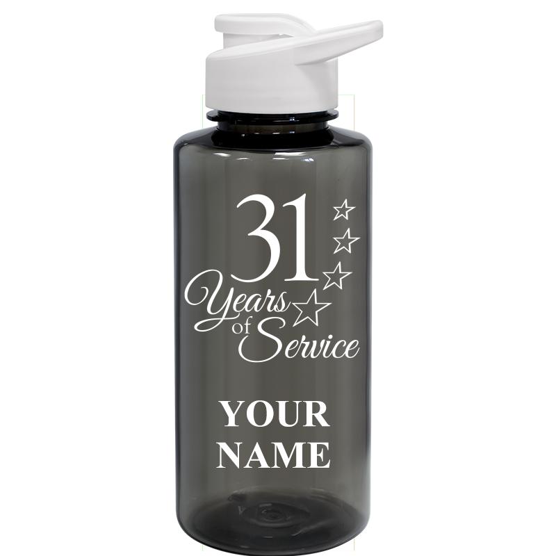 WATER BOTTLE 36OZ GRAY