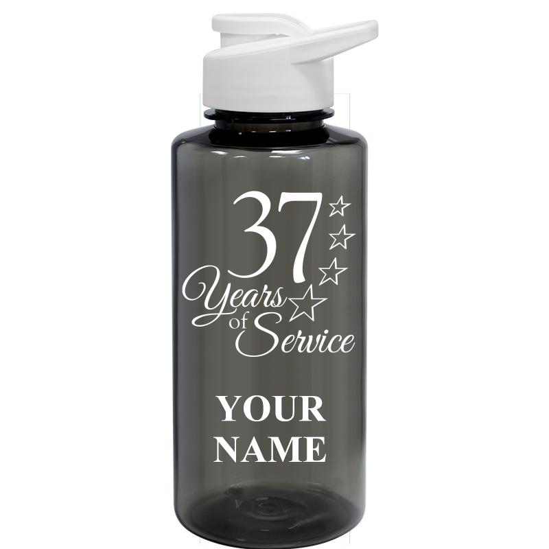 WATER BOTTLE 36OZ GRAY