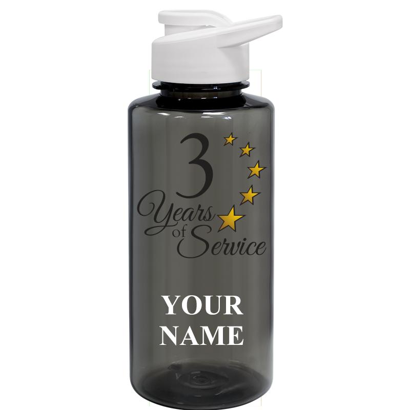 WATER BOTTLE 36OZ GRAY